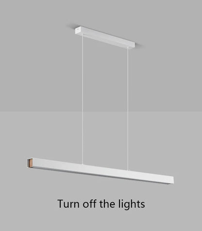 Dining room chandelier Nordic modern lamp dining table bar lamp restaurant lights kitchen lights office company led strip lamps