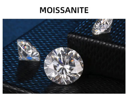 Selling Moissanite 925 Sterling Silver Ring D Color VVS 2 Carat Oval Diamond Finger Band GRA Certified Fashion Jewelry