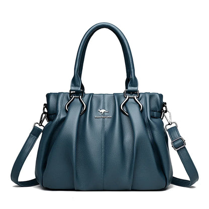 Genuine Casual Tote Bag Luxury Handbags For Women Designer Purses and Handbag High Quality Soft Leather Commuting Hand Bags