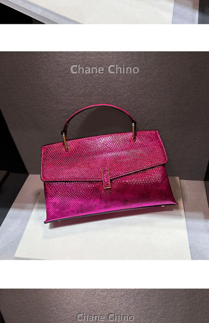 Luxury Designer Brand New High Quality Leather Handbags for Women Fashion Trend Snake Print Shoulder Bag сумка женская Hot Sale