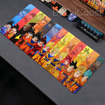 Anime Dragon Ball Mouse Pad Large PC Rubber Mousepad Gamer Mouse Mat Desk accessories Gaming Keyboard Mats Office Computer Pads