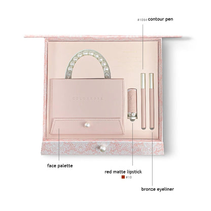 Make Up Set colorrose gift set eye blush highlighter all-in-one palette eyeliner lipstick cosmetic set
