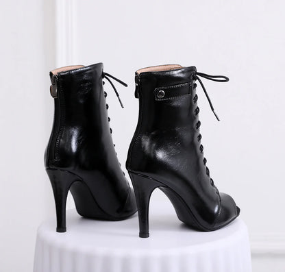 Women's 2020 Brand Party Boots Women's Sexy Stilettos High Heels Footwear Women Latin Dance Heels Shoes Latin 2020 For Ballroom