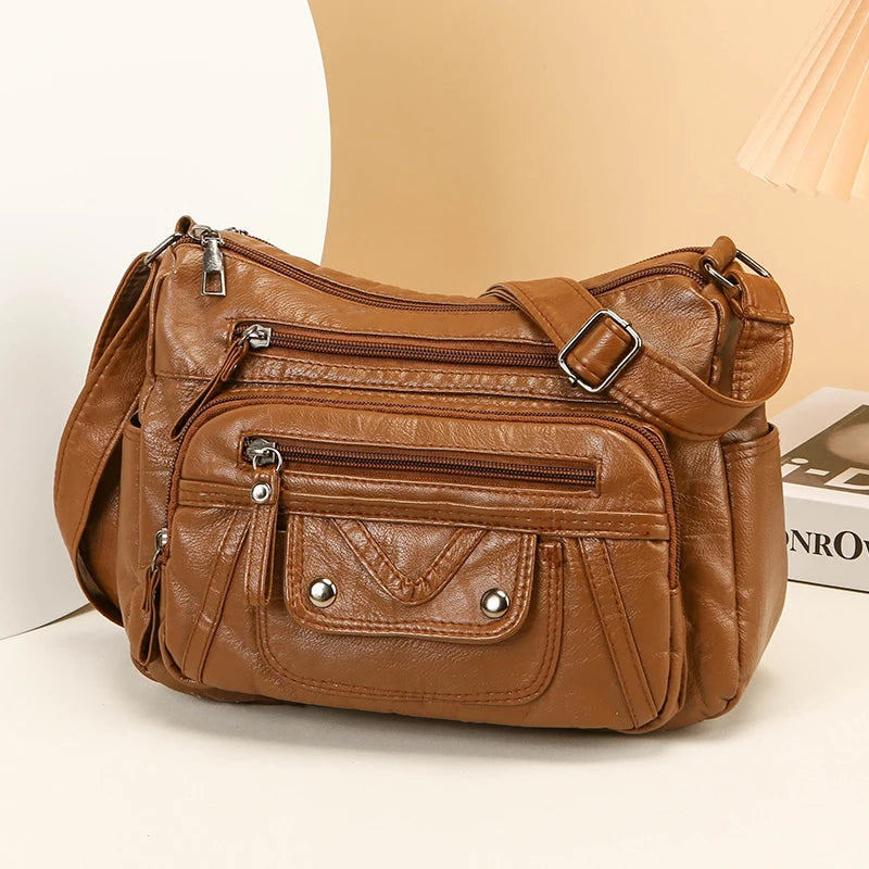 High Quality Leather Handbags Women Bags Luxury Brand Designer Shoulder Crossbody Hand Bags for Women 2024 Purses and Handbags