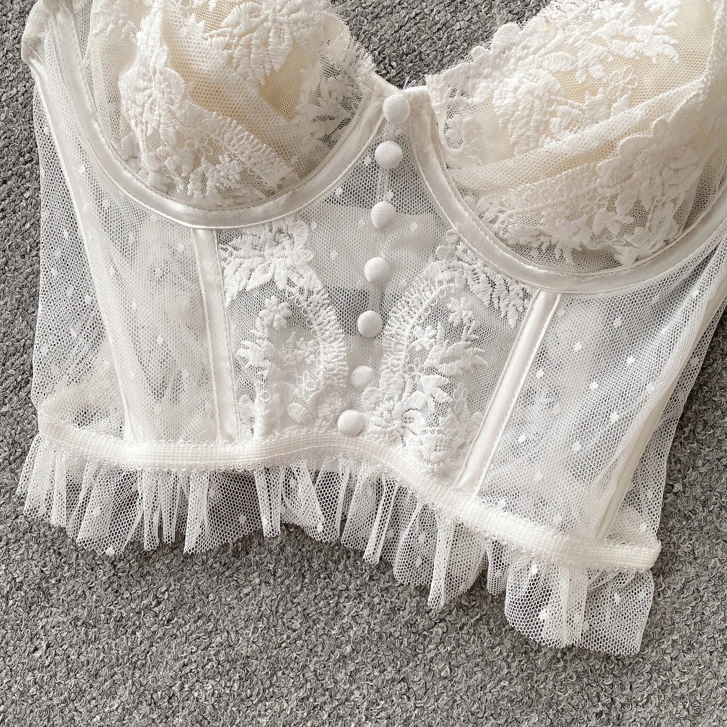 French Chic Sexy Woman Sleeveless Skinny Backless Female Corset Camis Lace Sheer Spaghetti Strap Hotsweet Tank Tops Dropshipping