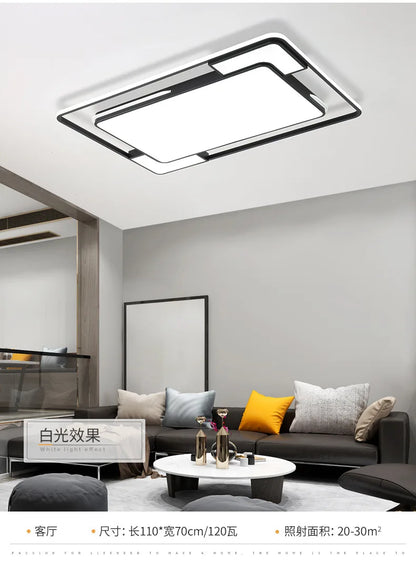 Living Room LED Ceiling Lamp Modern Simple Bedroom Room Dining Light Nordic Lustre Home Decoration Interior Lighting Chandelier