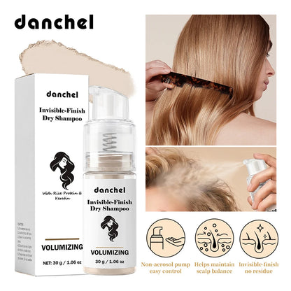 Dry Shampoo Powder Instant Oil Absorbing Refreshing Air-Feeling Grease Hair Styling Powder Travel Portable for Women Men