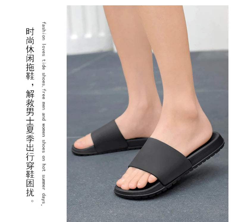 Summer Mens Breathable EVA Slides Men Beach Slippers Indoor House Home Slipper Soft Lightweight Slipers 46 47 48 New 2026