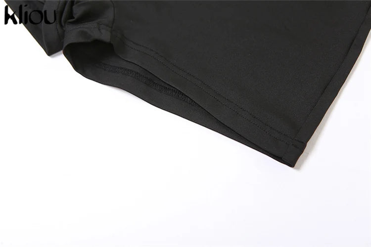 Kliou Casual Halter Rompers Women Sporty Concise Solid V-neck Sleeveless Cleavage Backless Skinny Playsuits Female Activewear