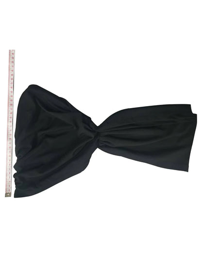 Solid Color Threaded Headscarf Wrapped Design With High Elasticity Suitable For Various Head Circumferences