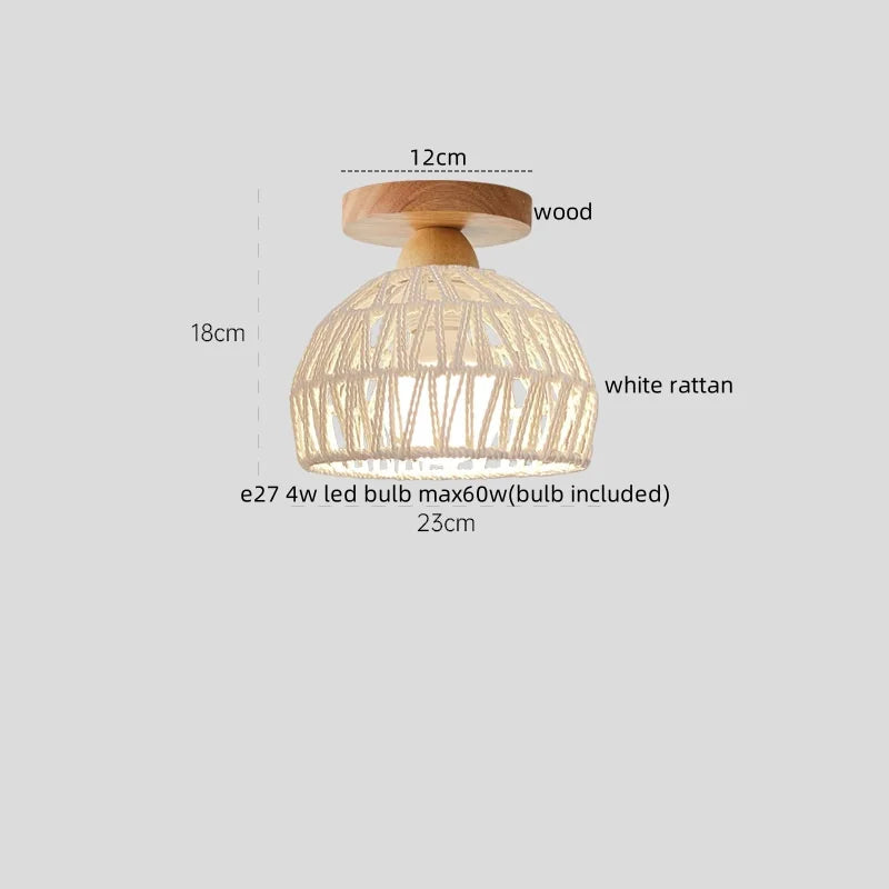 IWHD Home Lighting LED Ceiling Lights Decoration Aisle Porch Living Room Light Fixtures Nordic Ceiling Lamp Resin Copper Lustres