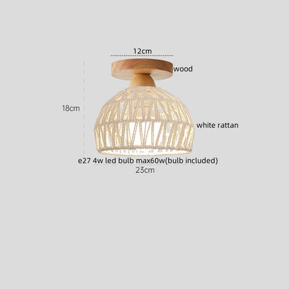 IWHD Home Lighting LED Ceiling Lights Decoration Aisle Porch Living Room Light Fixtures Nordic Ceiling Lamp Resin Copper Lustres