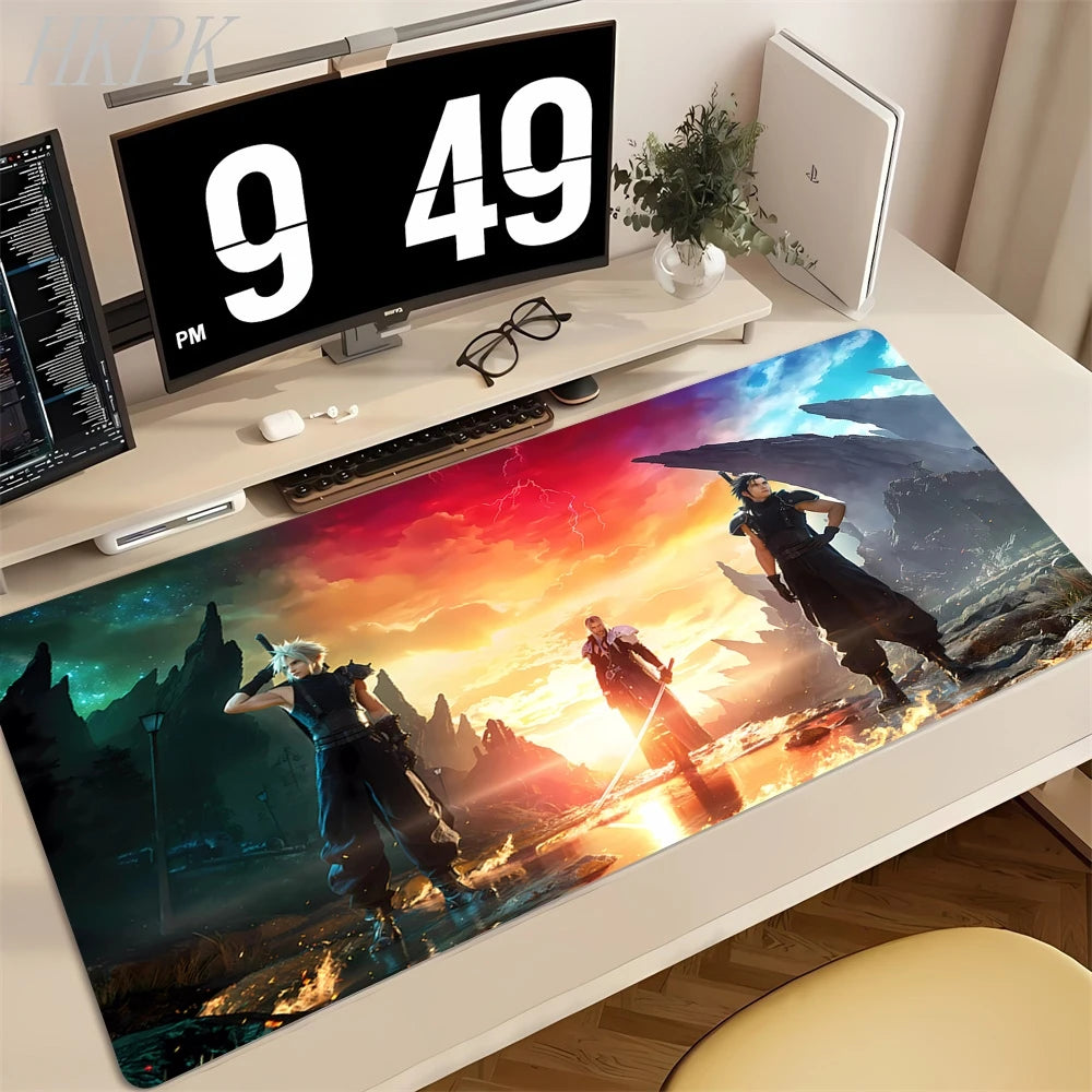 Large Game FINAL FANTASY IX Mouse Pad XXL Mouse Pad For Home Office Waterproof Deskmat Computer Mouse Pad Keyboard Mat