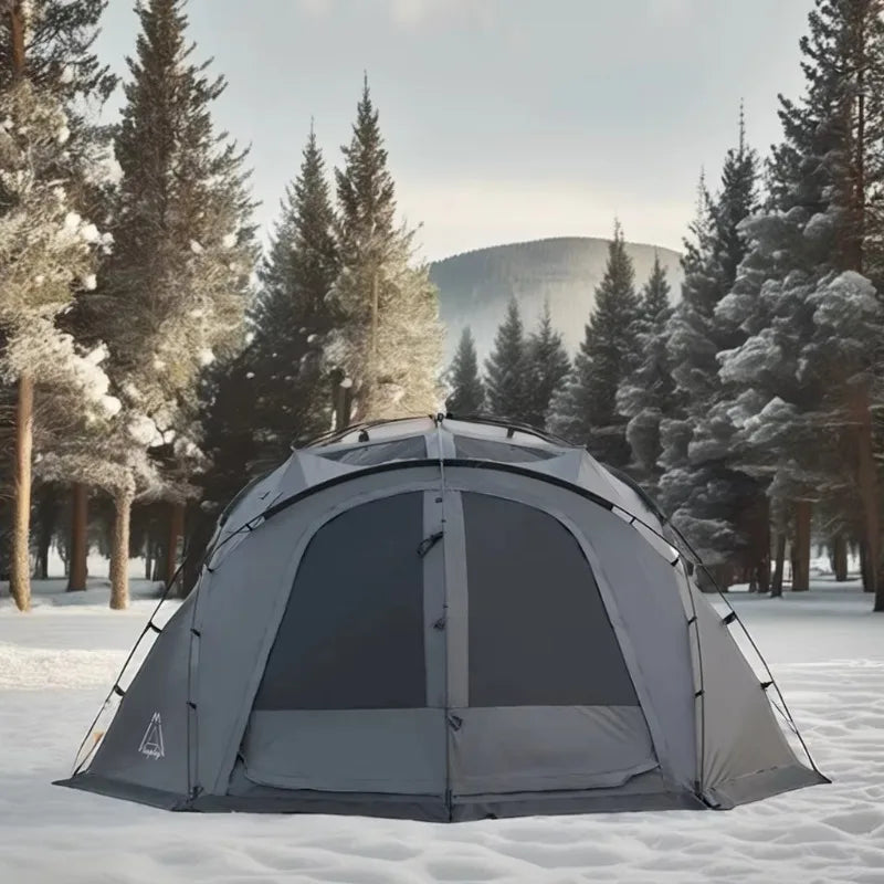 Luxury 6m Geodesic Dome Tent with Custom Logo Connectable Oxford PVC Fabric Aluminum Pole for Outdoor Family Events Hotel Use