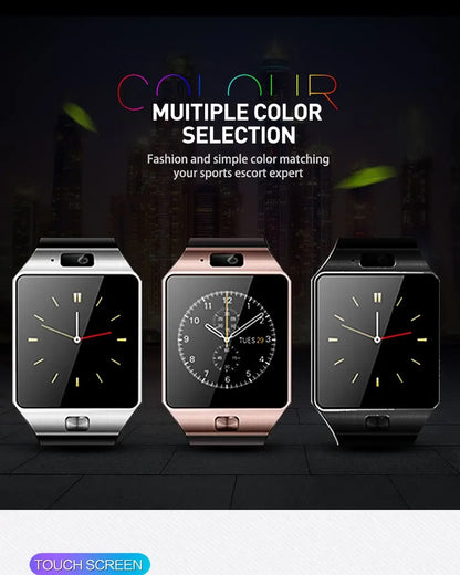 New Watches Mens 2025 Sport Watch Electronic Clock Support TF SIM Card Camera SMS Call Women Smartwatch for Android Phone