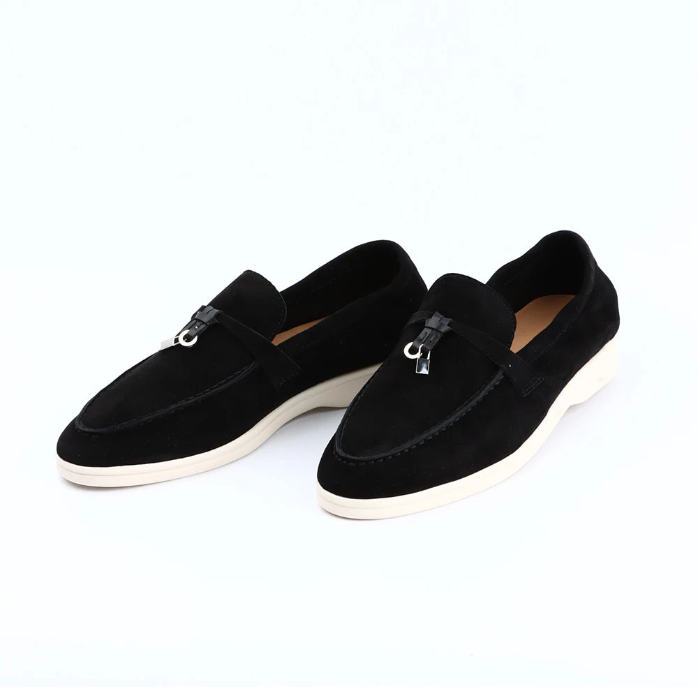 Not Logo Women's Adult Summer Rubber Casual Stitching Flats Sandals - Low Price