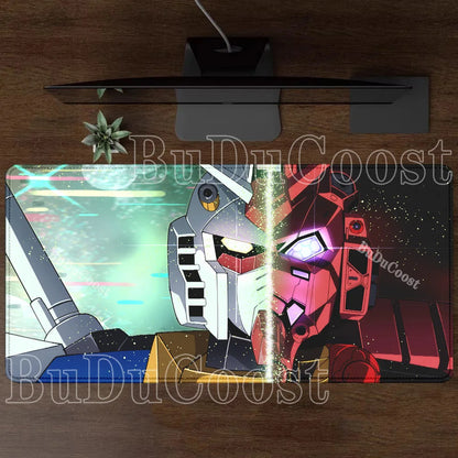 Mouse Pad Gundam RX-78-2 Anime Gaming XXL Non-slip Mousepad PC Computer Keyboard Office HD printing overlock esports Desk Mat