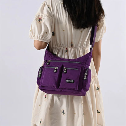 Women's Shoulder bag Nylon Female Travel Handbag Ladies Messenger Bag light CrossBody Bag High-grade Wear-resistant fabric