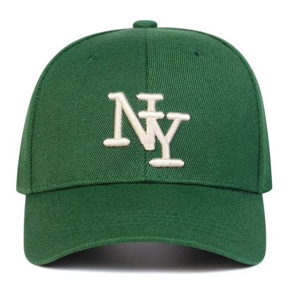 Unisex NY Letter Embroidery Baseball Caps Spring and Autumn Outdoor Adjustable Casual Hats Sunscreen Hat Sports Cap