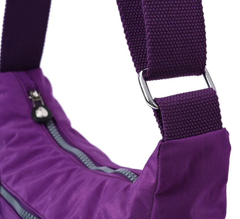 Women's Shoulder bag Nylon Female Travel Handbag Ladies Messenger Bag light CrossBody Bag High-grade Wear-resistant fabric