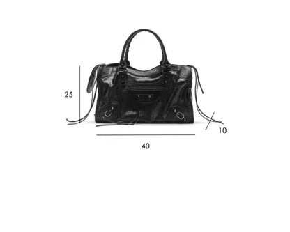 2026 Trendy Motorcycle Bags Women's City Tote Bag Y2k Classic Street Fashionable Shoulder Pu Leather Crossbody Handbag