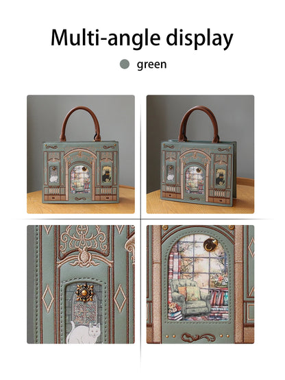 2026 Light Luxury Niche Design Fashion New Cat Bag Light Luxury Heavy Industry Craft Embroidery Thread Small Square B