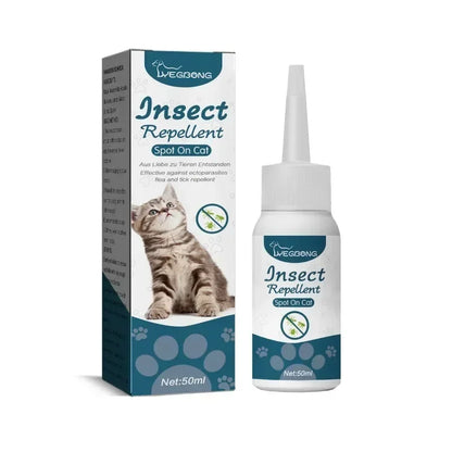50ml Pet  Flea Tick Agent for Cats, Dogs, and Dogs. Extracorporeal Deworming  Cleaning Agent for Lice, Ticks, and Ticks
