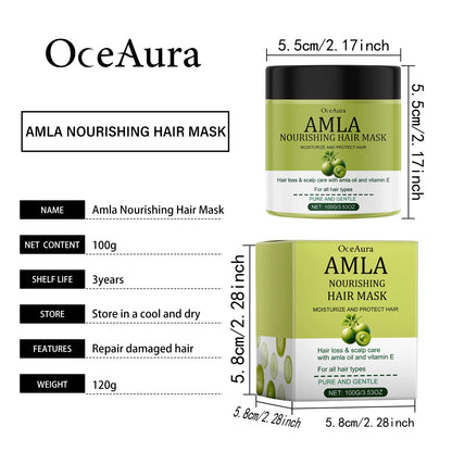 Hair Mask Original Amla Oil Hair Growth Moisturizing Smoothing Repair Damaged Dry Frizzy Ends Split Scalp Treatment Conditioner