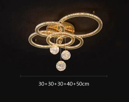 Modern Led Ceiling Lights Home Decor Pendant Light Lamps for Living Room Led Chandeliers Indoor Lighting Gold Hanging Light