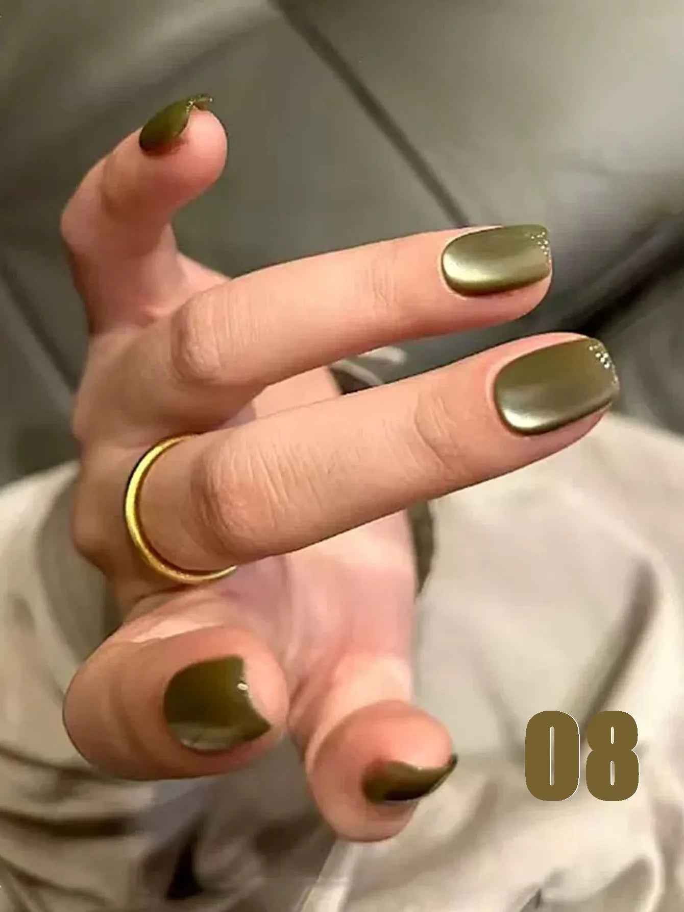 MIANEL 12ML Hit Product Gold Amber Cat Eye Gel Nail Polish 2026 New Blue Glass Beads Cat Eye Gel Nail Green Nails 1-21pcs