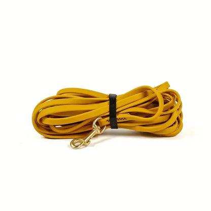 1.5‑9M PVC Coated Dog Tracking Leash 1cm Width 4mm Thickness Waterproof Long Training Lead Brass Hook for Small Medium Dogs