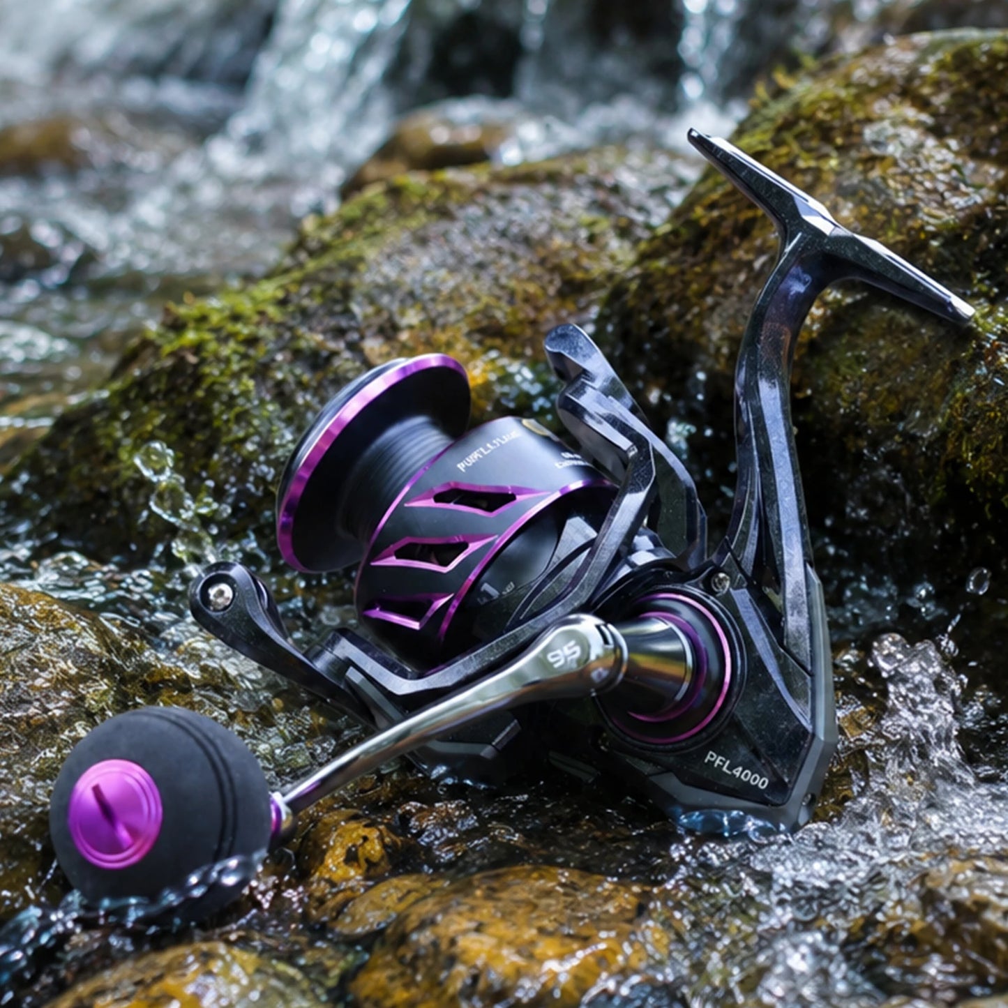 Sougayilang Spinning Reel 1000~4000 Serie 5.2:1Gear Ratio 12kg Max Drag CNC Aluminum Spool Fishing Reel for Freshwater Saltwater