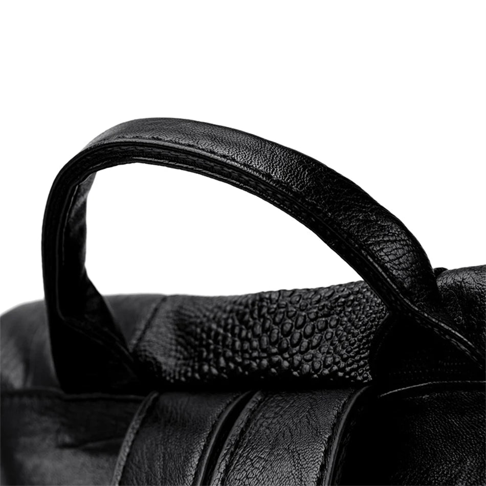 Women's Crocodile Pattern Backpack Leather School Bookbags for Girls Bagpack Large Capacity Designer Travel Rucksack Mochilas