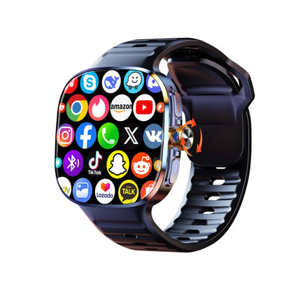 32GB+1024GB 5G LTE Smartwatch Android 10.0 2.4-inch AMOLED Display Smart Watch With 800W Pull-out Camera Sim Card Slot GPS WIFI