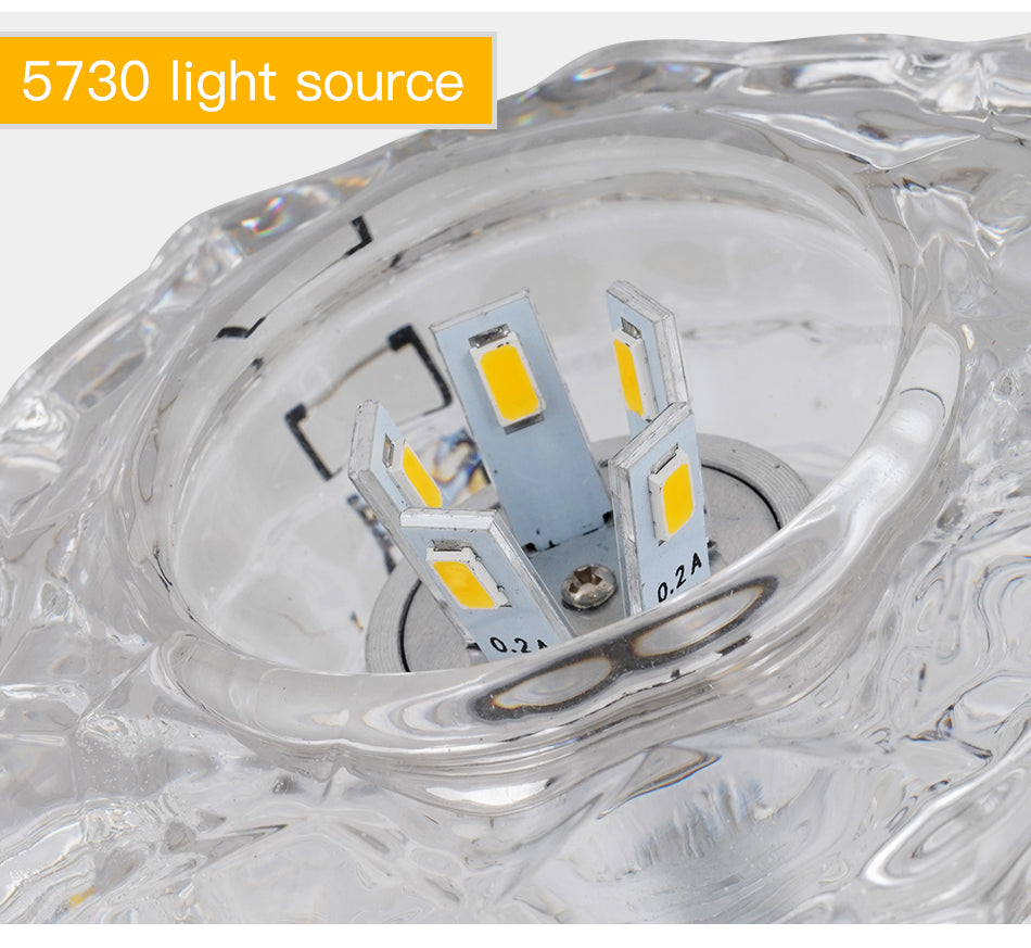 Aisle Flush LED Ceiling Lamp Living Room Crystal Corridor Aisle Lights LED Ceiling Lights Luces Front Techo Balcony Lamp Porch