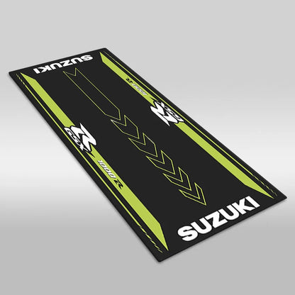 Motorcycle Display Carpet Suzuki Parking Mat Non Slip Garage Rug for Sports Racing Moto Electric Bike Entrance Home Decor