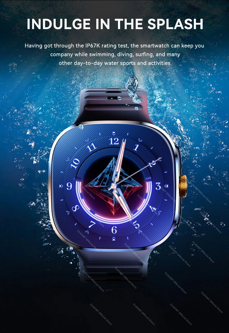 New 5G GPS Smartwatch 2026 2.16" AMOLED Camera WiFi NFC 32GB ROM 2100mAh Can Use SIM Card Clock Video Call Smart Watch Men Women