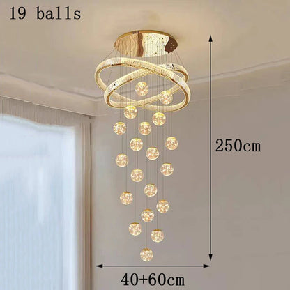 Home decorationPendant lights, luxury crystal living room chandelier, bedroom Pendant lamp, ceiling light, indoor lighting