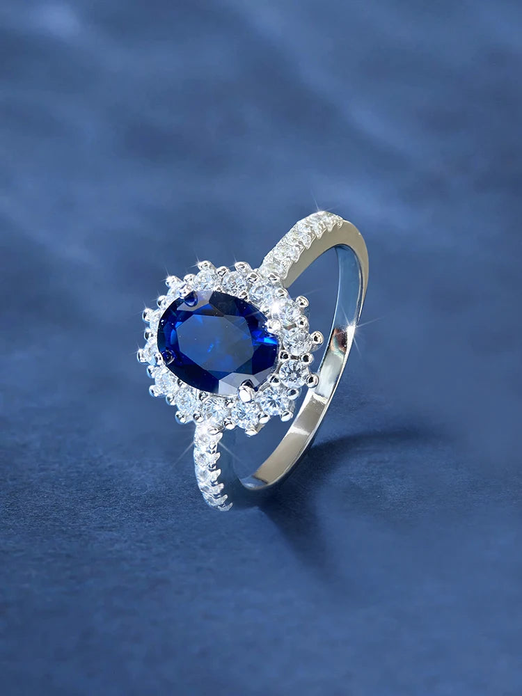 925 Sterling Silver Classic Gorgeous Zircon Queen's Crown Ring For Women Engagement Wedding Luxury High Quality Fine Jewelry