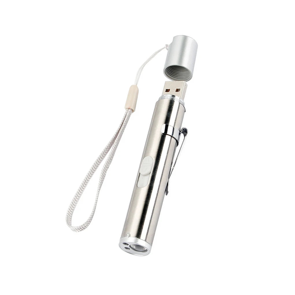 Pointer USB Charging Rechargeable 3-in-1 Flashlight Infrared Multifunction UV Teaching Lighting Gifts Pet Training