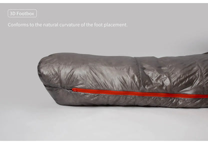 AEGISMAX Wind Hard Dusk Upgrade Ultralight Down Sleeping Bag 7D Nylon DWR 800FP Waterproof Outdoor Hiking Down Pro Sleeping Bag