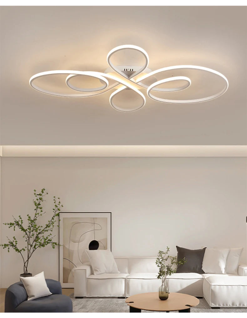 Simple Led Ceiling Light Creative Living Room Bedroom Study Dining Room Ceiling Lamp Nordic Modern Home Indoor Lighting Fixtures