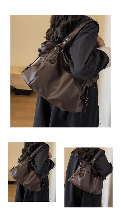 Female Hobo Handbag Large Capacity Shoulder Bags Big Stylsih Tote Bag Ladies Soft Leather Hobos Messenger Bags Women Сумочки