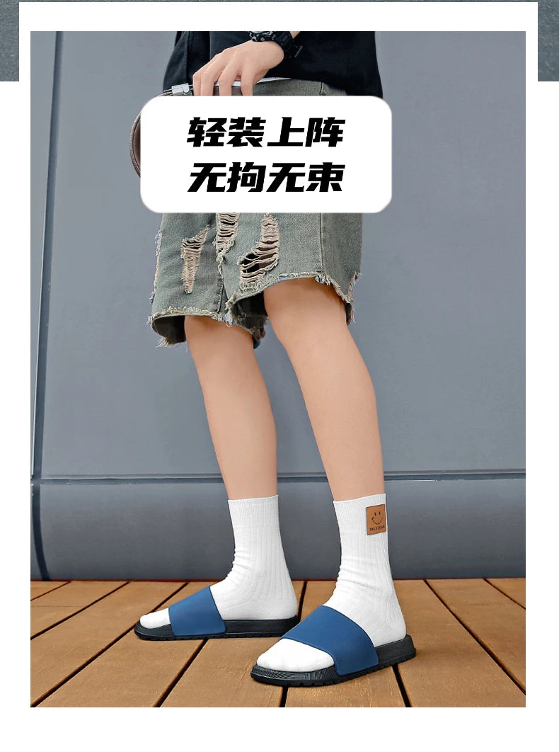 Summer Mens Breathable EVA Slides Men Beach Slippers Indoor House Home Slipper Soft Lightweight Slipers 46 47 48 New 2026