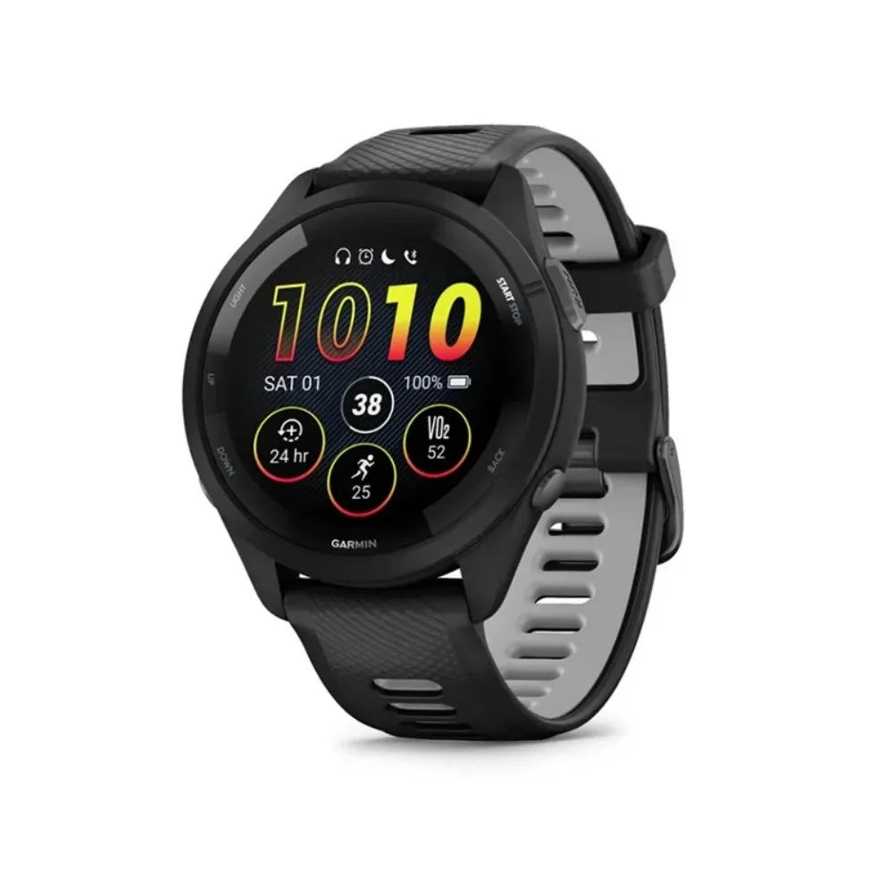 Garmin Forerunner 265 Outdoor GPS Smartwatch, Multi-Band Navigation with Topo Map, Altimeter Compass, 24/7 Health Tracking SpO2 Sleep Monitor, Cycling Running Hiking Triathlon