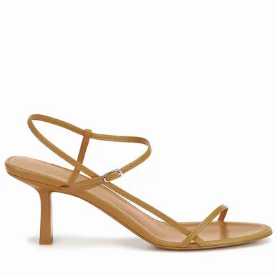 Thin Strap Sandals Women's Summer New with A Single Buckle Strap Womens Shoes Thin Heels with Exposed Toes High-heeled Sandals