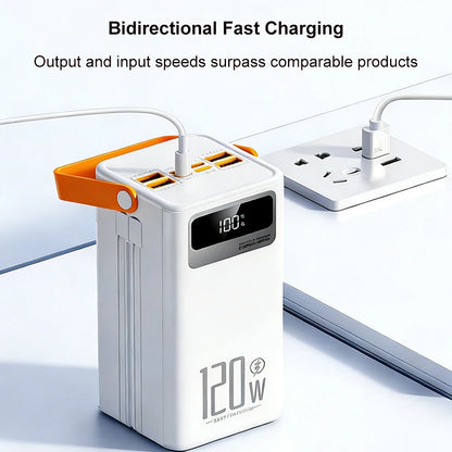 Gaiaray 80000mAh 50000mAh Portable Power Bank Fast Charging Power Station Emergency Power Bank Solar Generator For Camping Phone