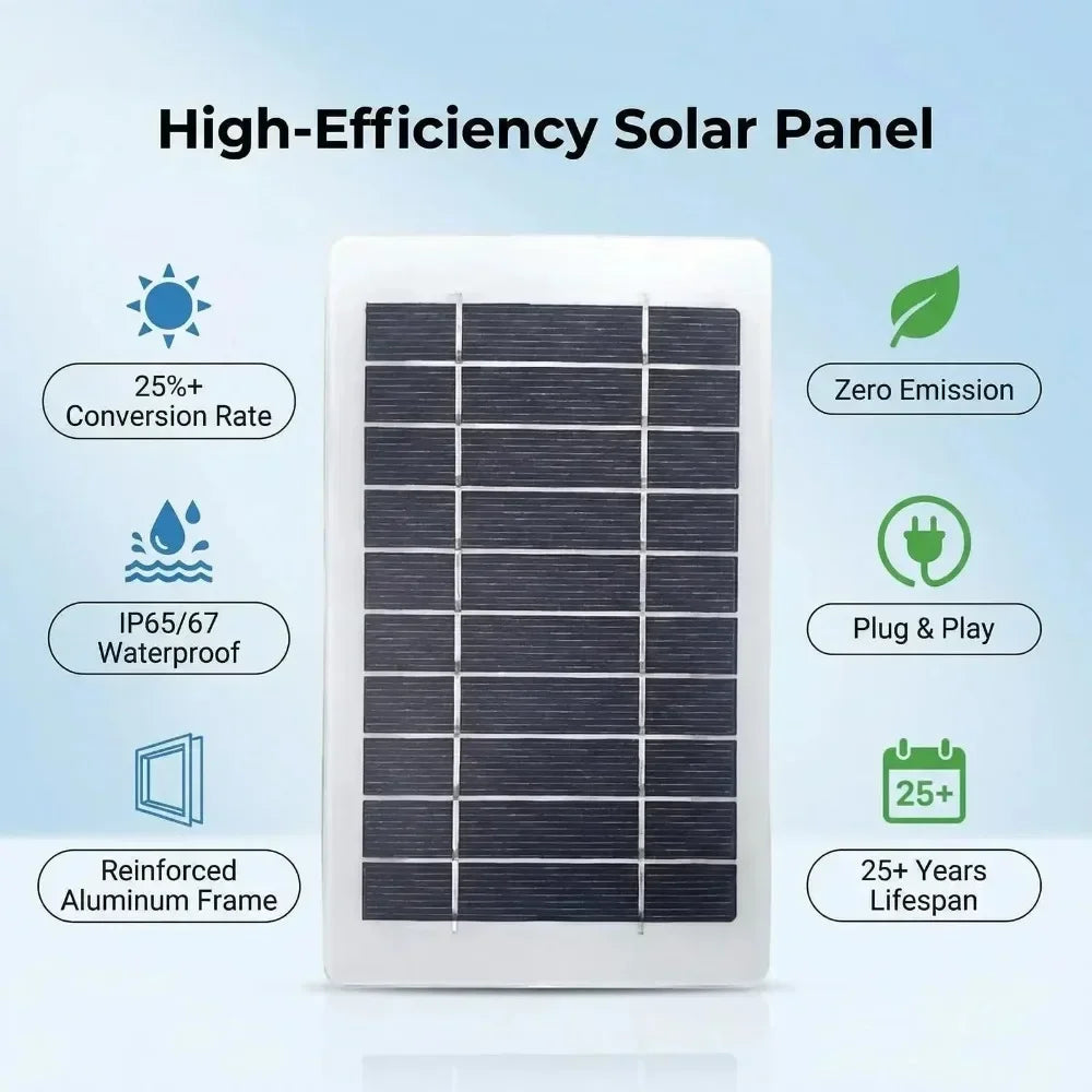 Portable USB Solar Charging Panel Stable Outdoor Charger for Mobile Phones Fans Flashlights Camping Travel and Emergency Use