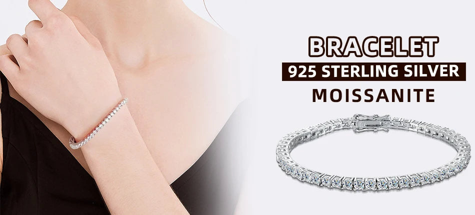 Real 2 Carat 8mm Moissanite Wedding Ring For Women Men 925 Sterling Silver Band D Color VVS Diamond Engagement Fine Jewelry Gift