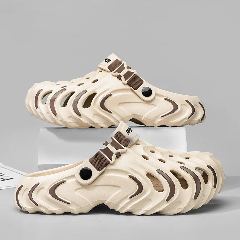 Summer Men's Outdoor Clogs EVA Soft Slippers For Man Beach Sandals Slides Garden Shoes New Men Casual Shoes Male Beach Slippers